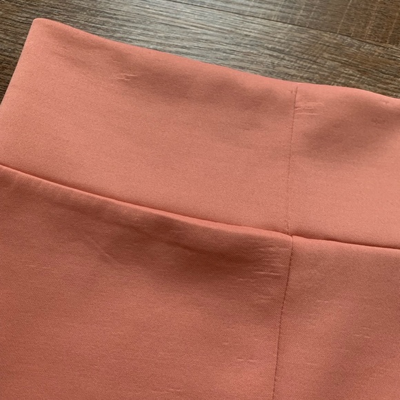 Revamped | Coral Pink Midi Pencil Skirt - Picture 4 of 8